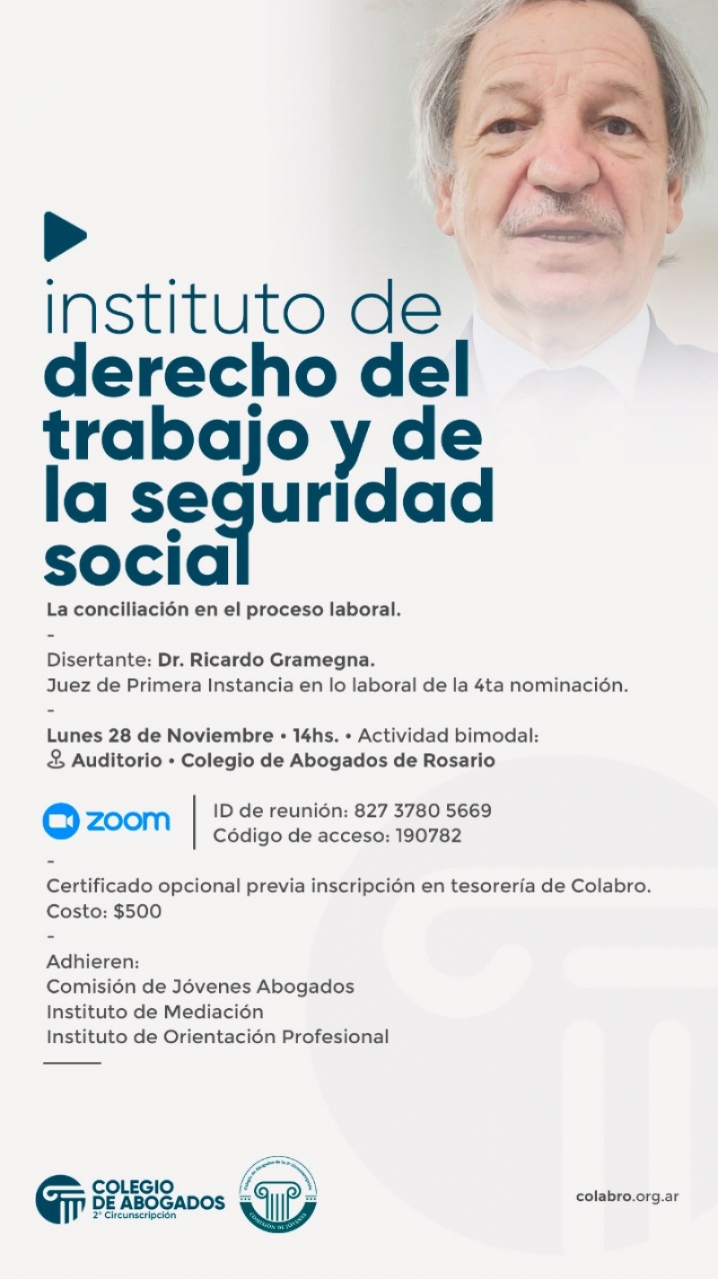 La conciliación en el proceso laboral - 28/11/2022